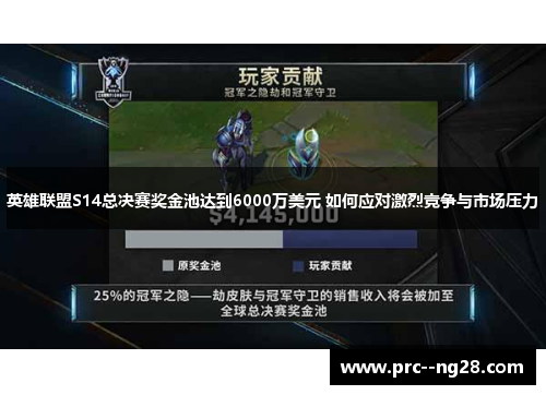 英雄联盟S14总决赛奖金池达到6000万美元 如何应对激烈竞争与市场压力