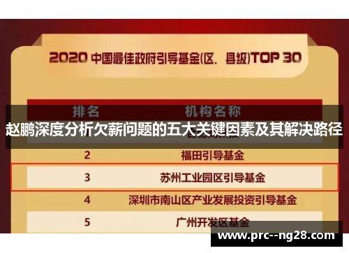 赵鹏深度分析欠薪问题的五大关键因素及其解决路径 赵鹏深度分析欠薪问题的五大关键因素及其解决路径